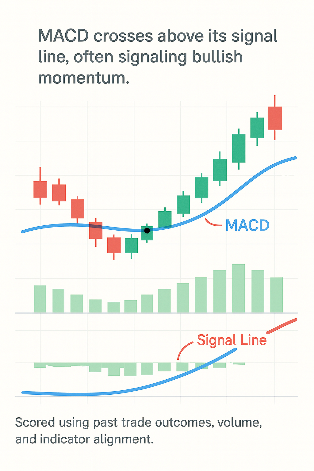 MACD example chart